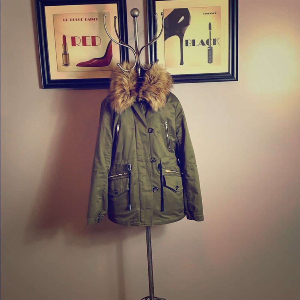 Zara Faux Fur Coat